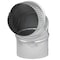 Imperial Mfg Imperial 4 in. D X 4 in. D Adjustable 90 deg Galvanized Steel Furnace Pipe Elbow GV0286-C - alternate 3